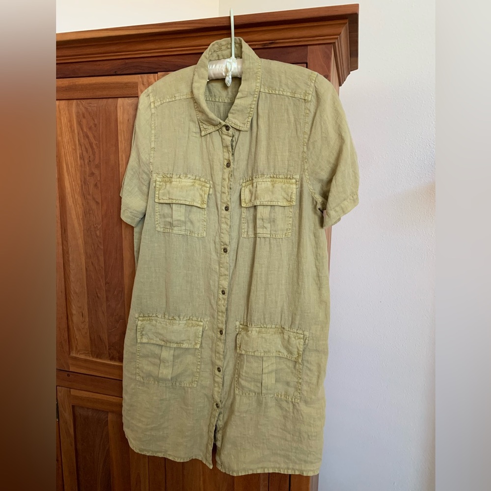 Sundance linen dress, size large.